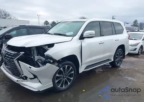 2021 Lexus Lx 570 Three-Row z USA, uszkodzony, nr VIN JTJDY7AX7M4340515